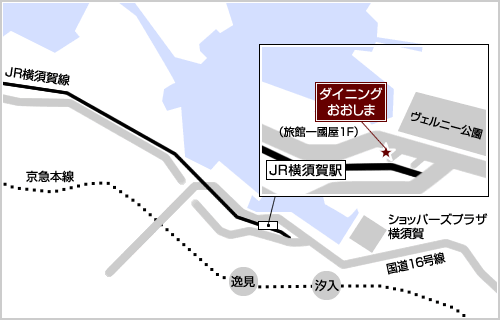 「ダイニング おおしま」地図